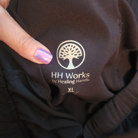 Healing Hands Black Scrubs - Picture 2 of 2